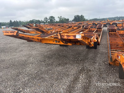 2005 Delavan Lowboy 200 T/A 4 Car Open Car Carrier Trailer