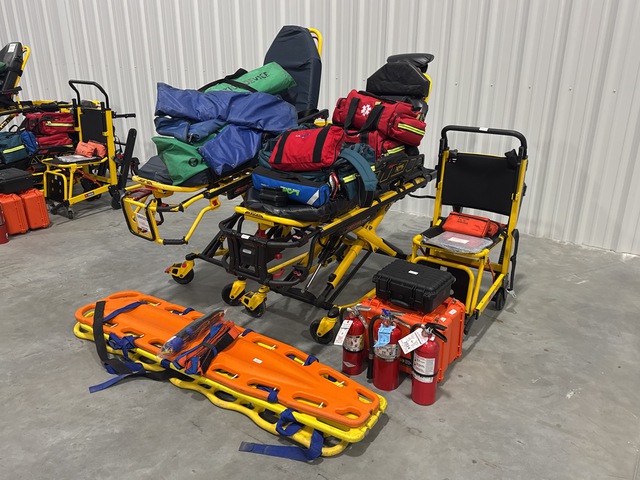 Stryker Ambulance cot/ stretcher Medical Kits and Bags