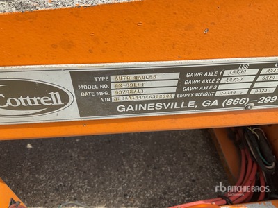 2014 Cottrell CX-9LST T/A Remorque porte-voitures