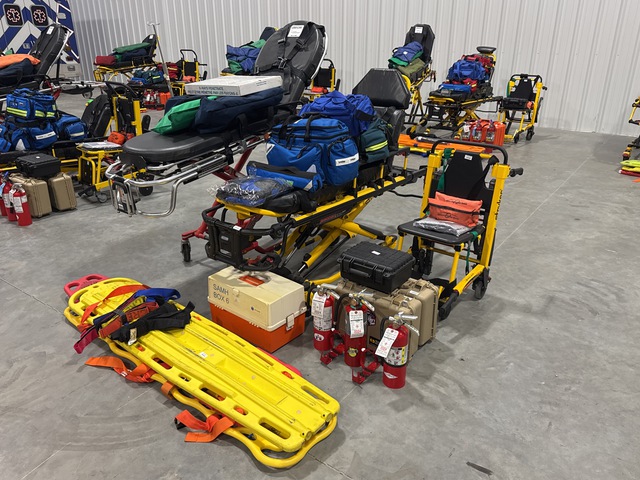Stryker Ambulance cot/ stretcher Medical Kits and Bags