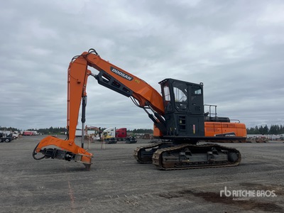 2021 Doosan DX380LL-5 Heel Boom Log Loader