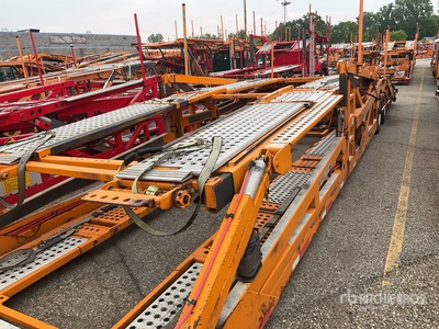 2007 Cottrell C-9LS/3HD Turntable T/A 6 Car Open Car Carrier Trailer