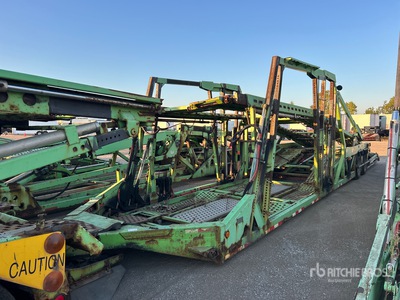 1996 Delavan 2877A T/A 7 Car Open Car Carrier Trailer