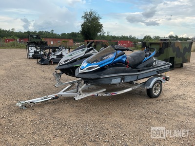 (2) Kawasaki Jet Skis w/Trailer