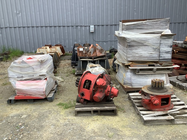 Quantity of (50) Various tower crane feet and brackets