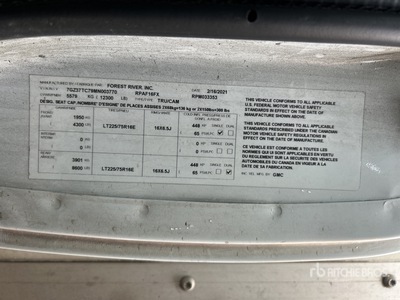 2021 GMC 3500 4x2 バントラック