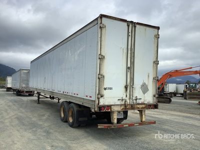 2002 Wabash 53 ft x 102 in T/A Remolque de furgoneta