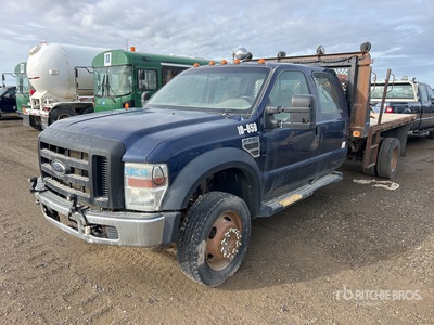 2009 Ford F-550 XL 4x4 Crew Cab Autocarro cassone fisso (Inoperable)