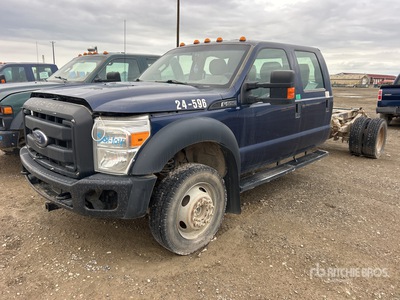 2012 Ford F-550 XL 4x4 Crew Cab Cabina y chasis