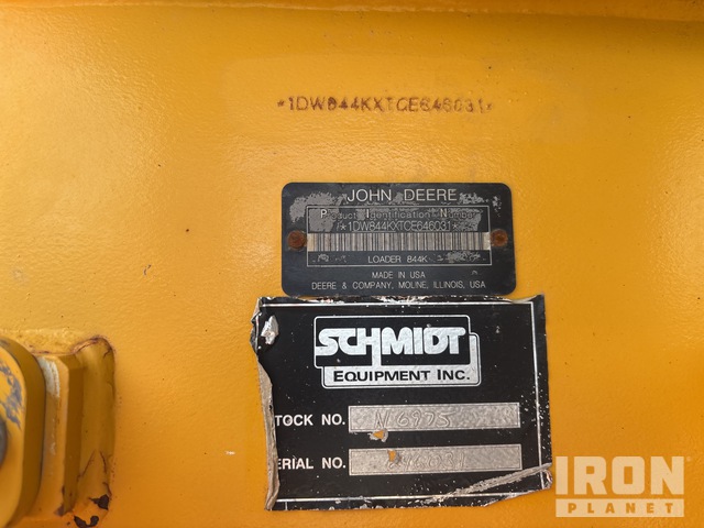 CARGADOR FRONTAL 2012 JOHN DEERE 844K