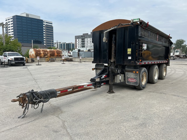 2016 ASE Trail 18 ft Tri/A Pup Dump Trailer