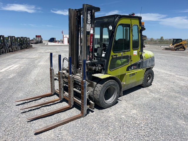 2021 (unverified) Clark C55S 7000 lb Pneumatic Tire Forklift