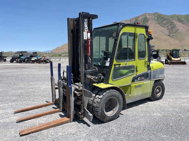 2021 Clark C55SD 7000 lb Pneumatic Tire Forklift
