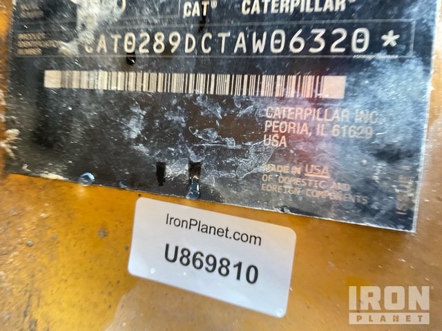MINI CARGADOR SOBRE RUEDAS 2017 CATERPILLAR 289D