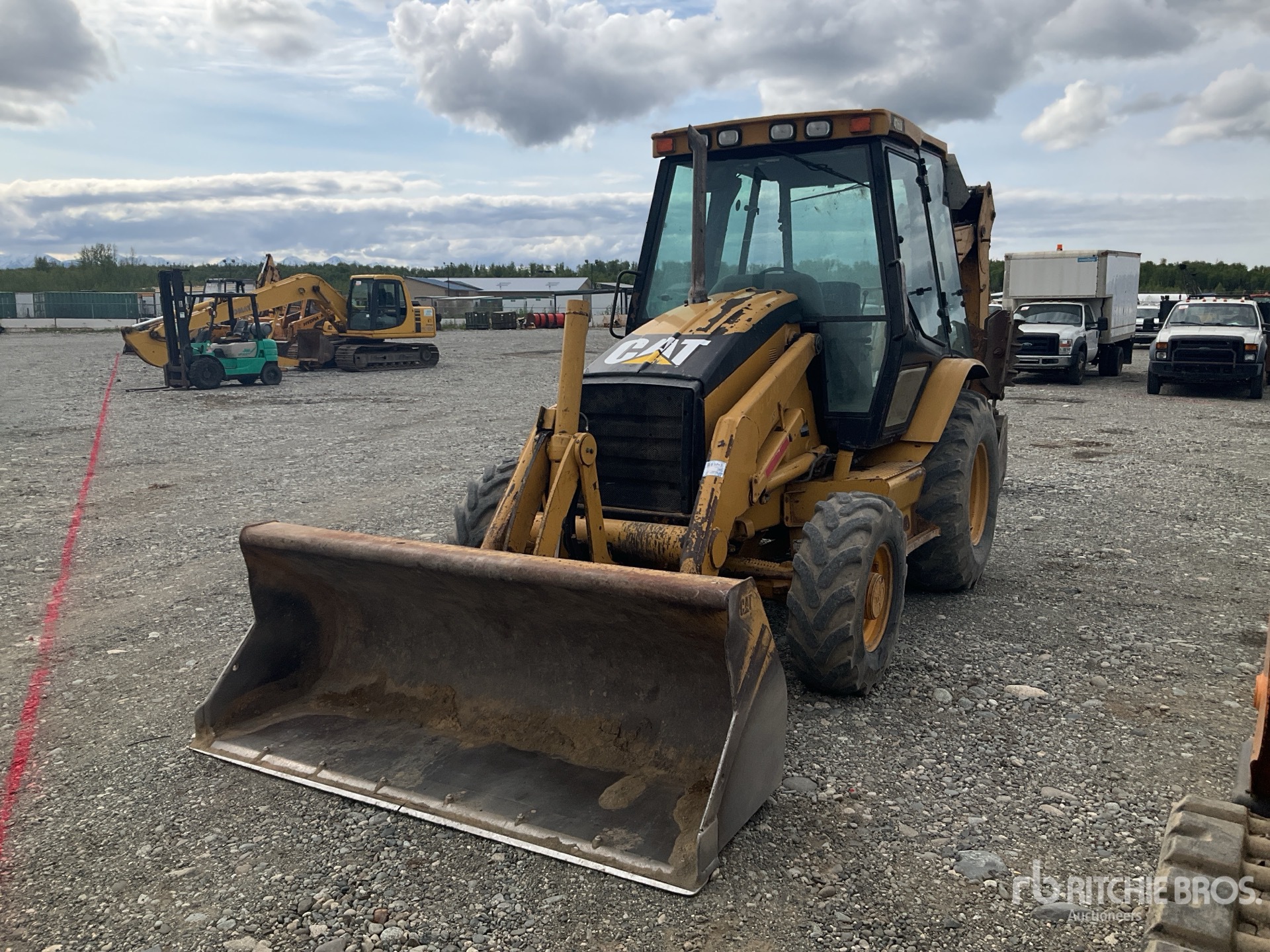 2004 Cat 416D 4x4 Baggerlader