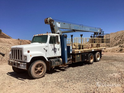 Manitex M1768 Straight Boom on 1978 International F2574 6x4 Kranwägen