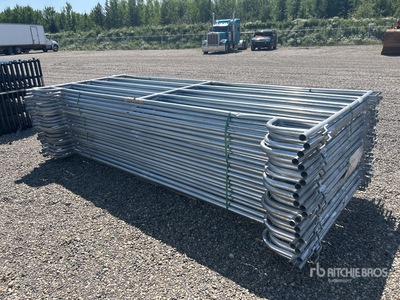 Quantity of (22) 2024 BYT GPNL12 12 ft x 5 ft Galvanized Ranch Livestock Panel (Unused)