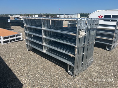 Quantity of (31) 2025 BYT GPNL96 9 ft x 5 ft Galvanized Ranch Livestock Panel (Unused)