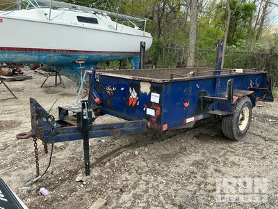 1986 Dixie 10 ft S/A Remolque Portamaquinaria