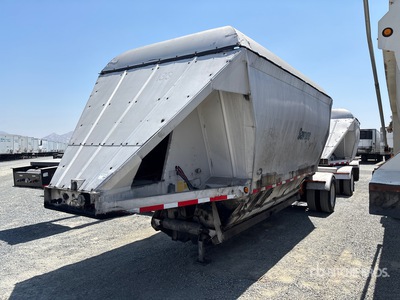 1991 Beall 1BN2P2 S/A Lead Aluminum Belly Dump Trailer