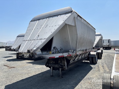 1991 Beall 1BN2P2 S/A Lead Aluminum Belly Dump Trailer