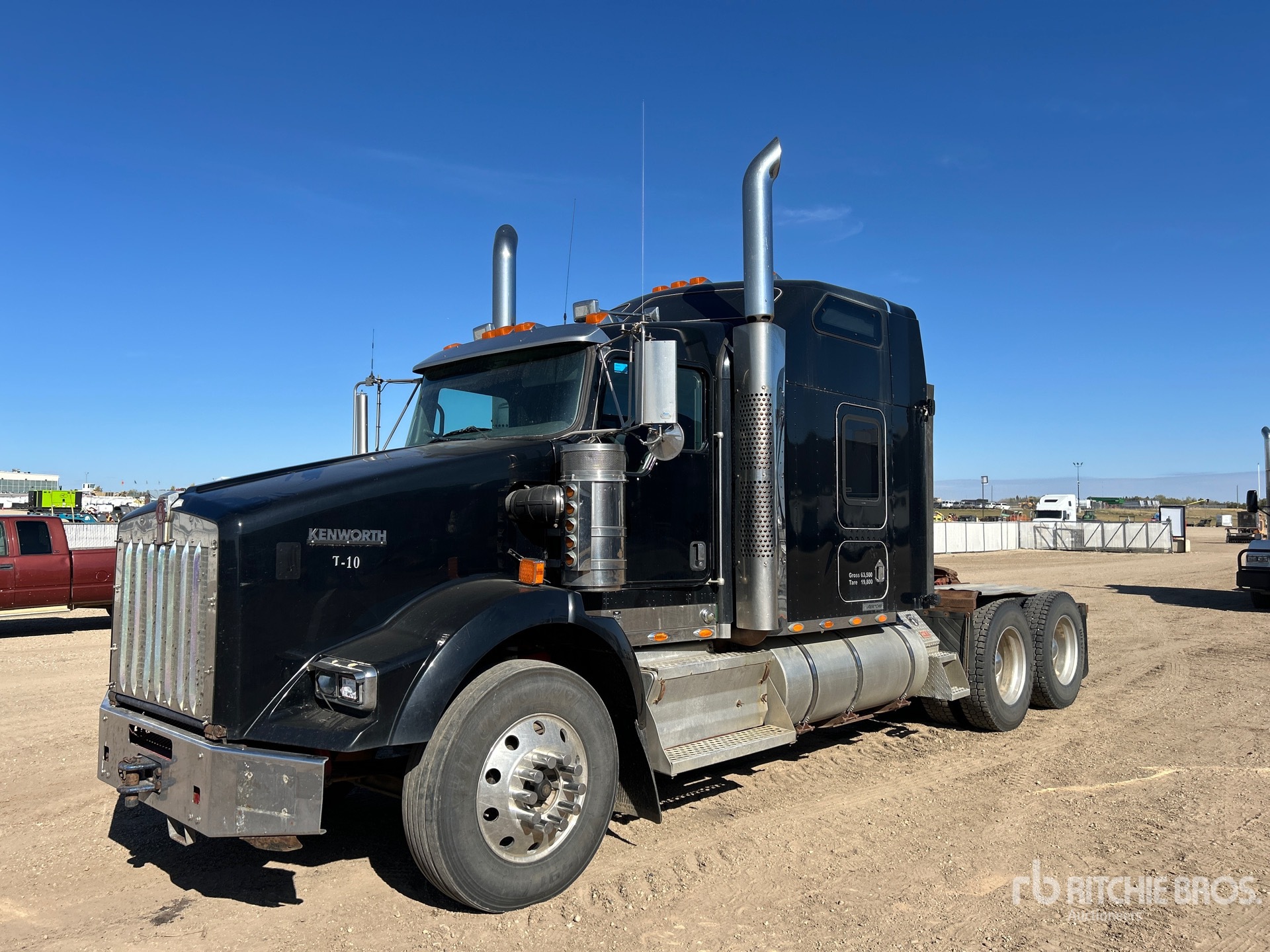 2008 Kenworth T800 6x4 Ciągnik siodłowy T/A z kabiną sypialną