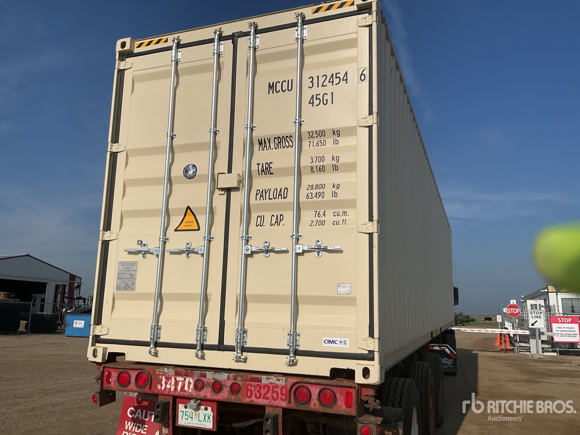 2025 40 ft High Cube Conteneur de stockage