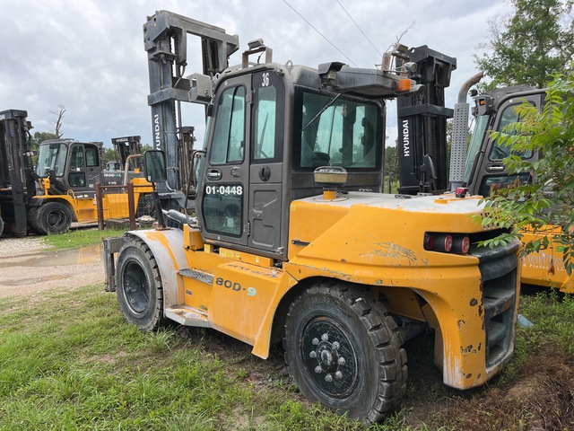 2018 Hyundai 80D-9 17500 lb Pneumatic Tire Forklift