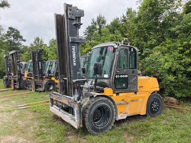 2018 Hyundai 80D-9 17500 lb Pneumatic Tire Forklift