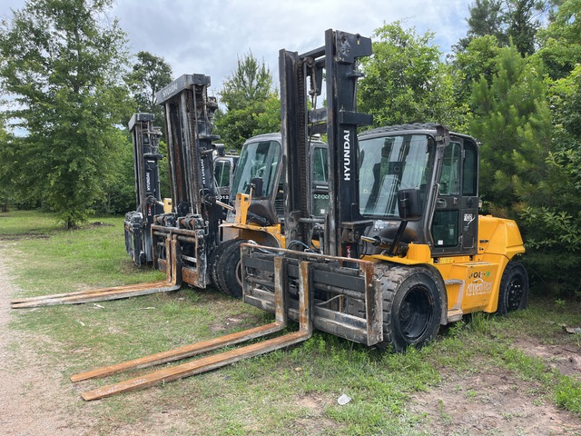 2018 Hyundai 80D-9 17500 lb Pneumatic Tire Forklift