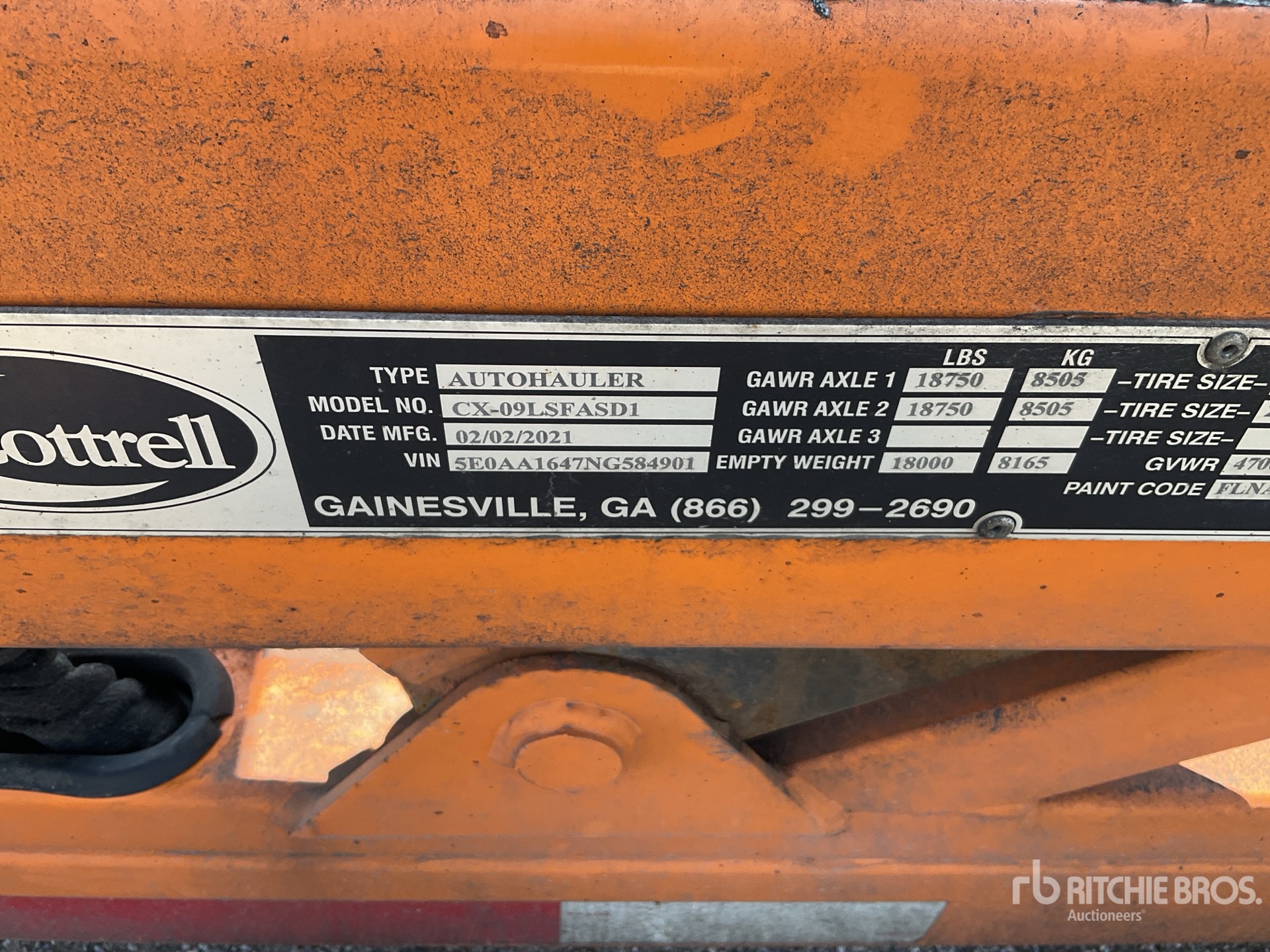 2022 Cottrell CX-9LSFA/2HD T/A Car Carrier Trailer
