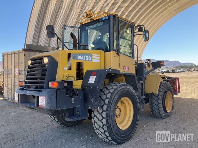 CARGADOR FRONTAL KOMATSU WA1505