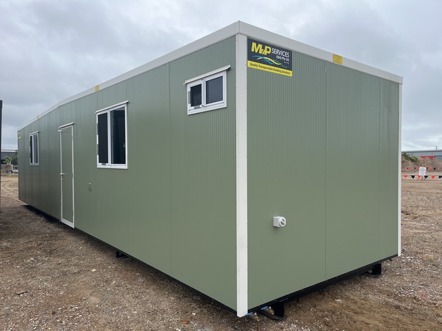 2025 M&P Services 12 m x 3.1 m Skid-Mounted Mobile Office (Unused)