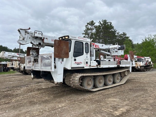 2010 PowerTraxx 15W-H Rotating Crawler Carrier Digger Derrick w/ Terex