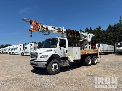 2014 Terex Commander C6060 on 2015 Freightliner M2106 Comm 6060 6x6 Digger Derrick Truck