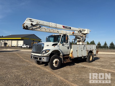 2012 Terex Hi-Ranger HRX-55 55 ft on 2013 International 7400 HRX55 4x2 Cable Placer شاحنة دلو