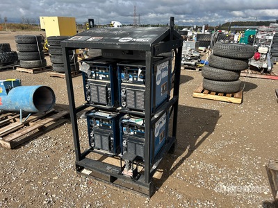 Quantity of (4) Miller 907533 300 A Skid-Mounted Soldadora