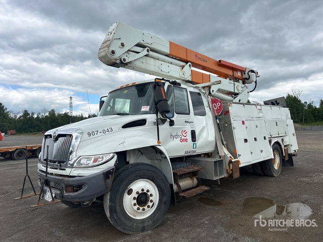 posi+ 400-46-A Articulated Boom on 2013 International MA035 4x2 Bucket ...