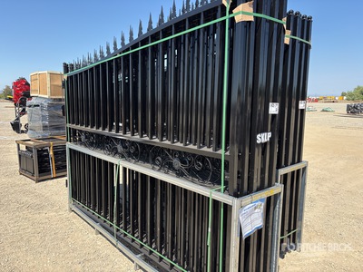 Quantity of 2025 SKLP SK-T20X 20 ft x 7 ft Wrought Iron Bi-Parting Driveway Gate (Unused)