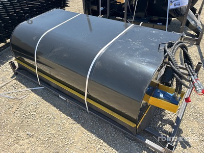 2025 GIYI GY-BS72B 72 in Skid Steer Sweeper (Unused)