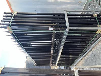 2025 SKLP SK-T20X 20 ft Wrought Iron Bi-Parting Puerta de entrada (Unused)