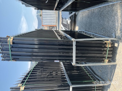 2025 SKLP SK-T20X 20 ft Wrought Iron Bi-Parting Puerta de entrada (Unused)