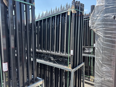 2025 SKLP SK-T20X 20 ft x 0 ft 90 in Wrought Iron Bi-Parting Driveway Gate (Unused)