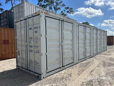 2025 40 ft High Cube Multi-Door Storage Container