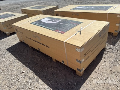 2025 KJ K2223 23 ft x 22 ft Double Garage Metal Abri (Unused)