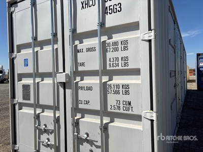 2025 40 ft High Cube Multi-Door Conteneur de stockage