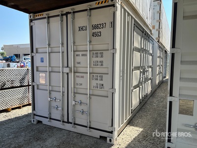 2025 40 ft High Cube Multi-Door Storage Container