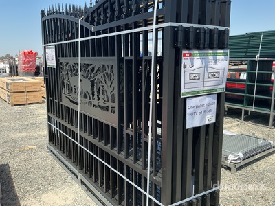 Quantity of (6) 2025 KJ K0720-6 20 ft Wrought Iron Driveway Gate (Unused)