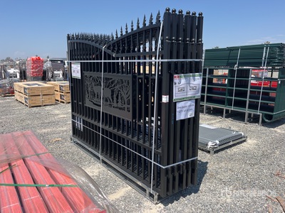 Quantity of (6) 2025 KJ K0720-6 20 ft Wrought Iron Einfahrtstor (Unused)