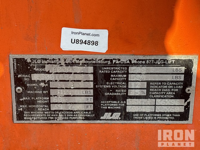 ELEVADOR ARTICULADO 2013 JLG 4WD 600AJ